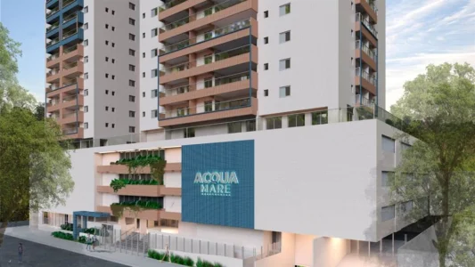 Apartamento com 91.14 m2 - Tupi - Praia Grande SP