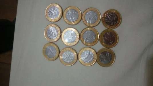 Moedas das Olimpíadas