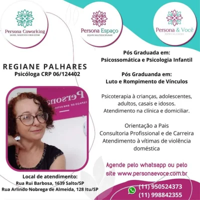 Regiane Palhares Psicóloga