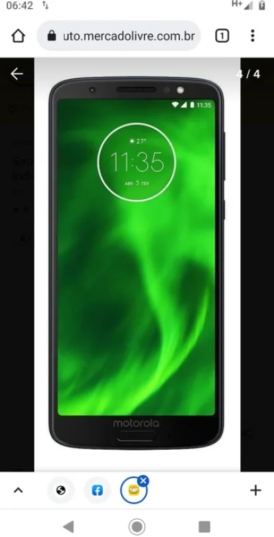 Motorola G6 + Fonte de Alimentação