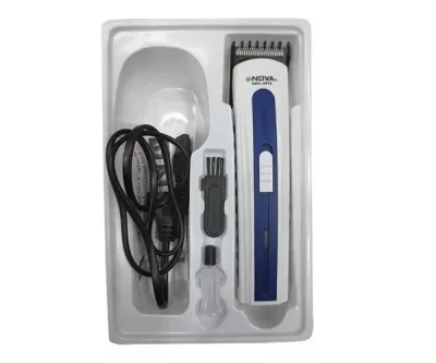 Máquina Aparador Elétrico Nova Nhc 3915 Bivolt Perna Barba ... Máquina Nova Corta Cabelo F
