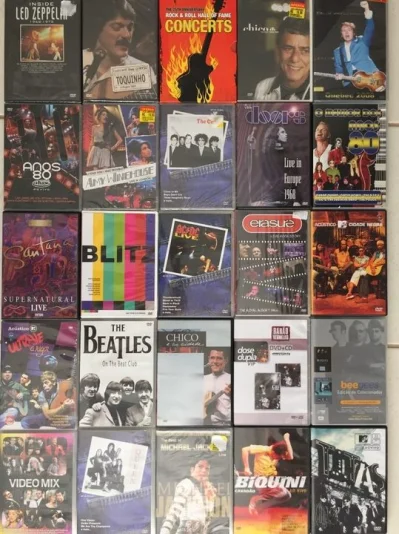 45 Dvds de Show + DVD Série Simpsons e Cilada