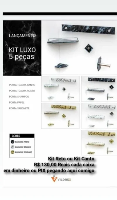 Kits de Banheiro Vildrex