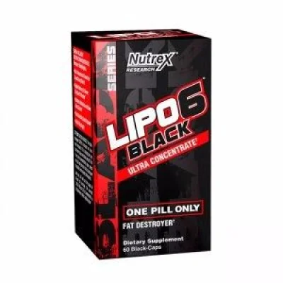Lipo 6 Black RX Nutrex (60 Caps) Uc Pronta Entrega Eua