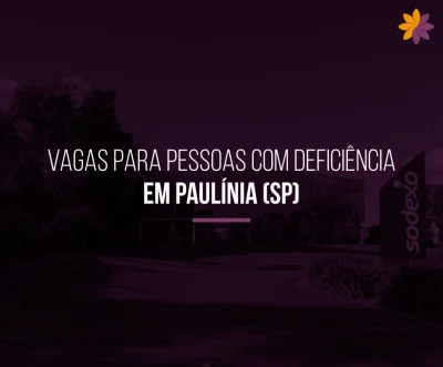 Oficial de Limpeza Pessoa com Deficiência