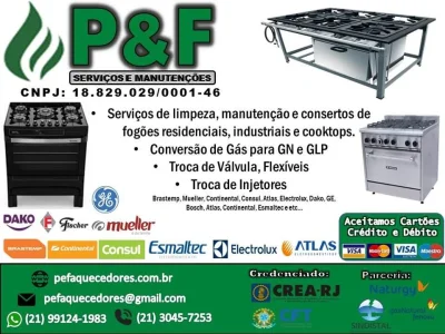 :manutenções de Fogões e Máquina de Lavar