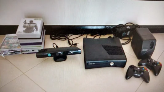 (para Vender Hoje) XBOX 360 Slim Destravado Completo