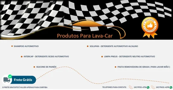 Produtos para Lava -car