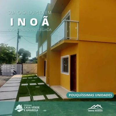 Casa 2 Quartos Duplex c/ Sacada em Inoã/máricoa
