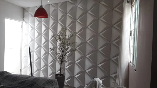 Revestimentos de Gesso 3d