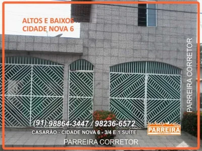 Casa Altos e Baixos à Venda na Cidade Nova 6, Parreira Corretor Vende