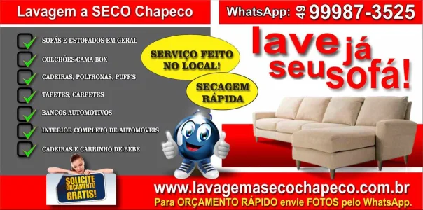 Lavagem a Seco Chapecó
