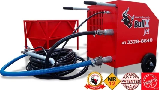 Máquina de Reboco e Chapisco Bullx Jet