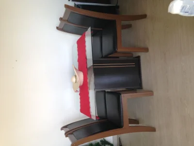Mesa com 4 Cadeiras /rack com Painel/ Aparador