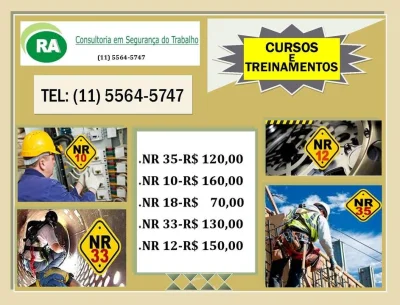 R$ 160,00 Curso Nr 10 Barra Funda e Pirituba Nr 10 - 160,00