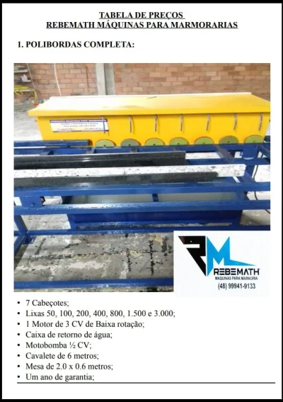 Máquinas para Marmorarias