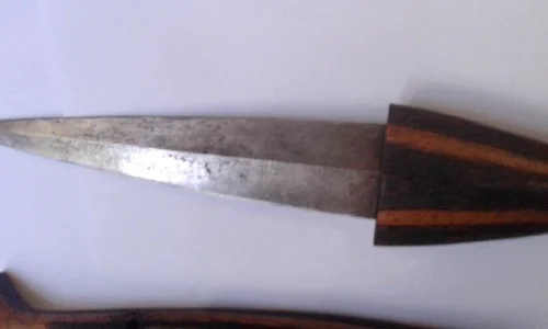 Punhal/faca Africana Antiga Raridade de Colecionador