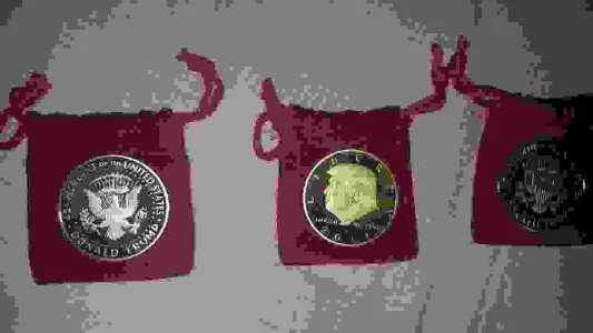 Moedas para Colecionador Banhada a Ouro 24kl