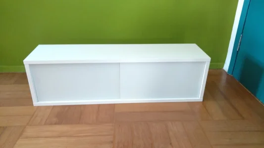Nichos Suspensos (cjt c/ 2)- Porta de Vidro (ikea)