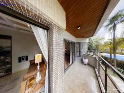 Amplo Apartamento com Living Espaçoso Que Contém 3 Ambientes