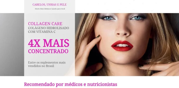Colágeno Hidrolisado 4x Mais Concentrado com Vitamina C