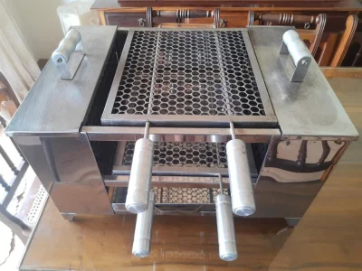 Churrasqueira de Inox sem Fumaça