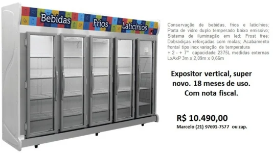 Venda Expositor