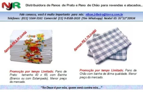 Pano de Prato para Revender