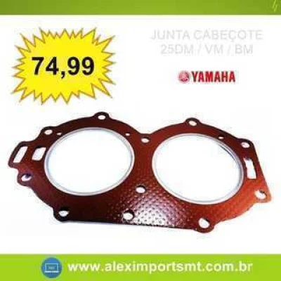 Junta do Cabeçote Yamaha 25 Hp Super Barato Vm/bm/dm