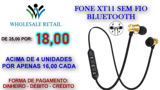 Fone de Ouvir Bluetooth Xt11 Menor Preço é Aqui
