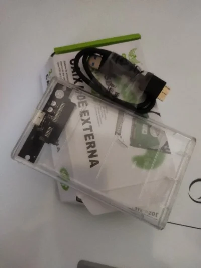 Case Slim para Hd SSD e Sata - Usb 3.0 Externo Transparente
