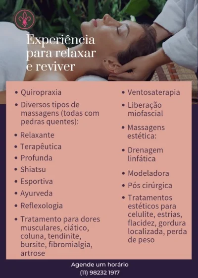 Livre-se das Dores com Massagem ou Quiropraxia