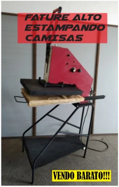 Prensa para Sublimação com Gaveta