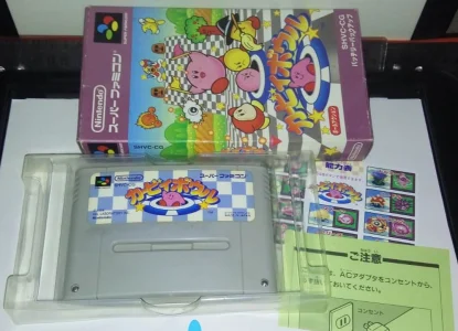 Jogo Kirby's Dream Course Super Famicom Nintendo Snes