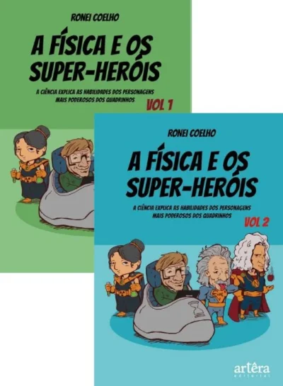 Livros a Física e Os Super-heróis em 2 Volumes