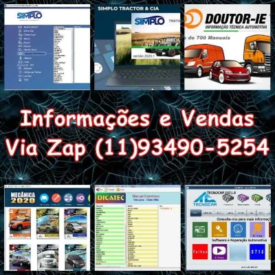 Software Automotivo Doutor Ie, Tecnocar, Mecanica 2022, Simplo, Trator