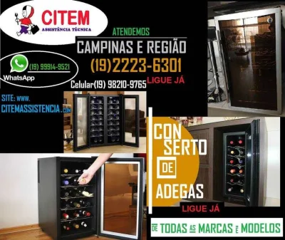 Conserto, Instalação de Adegás, Ar Condicionado, Refrigerador, Cooktop