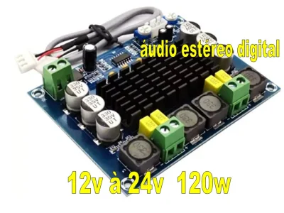 Placa Amplificadora 120w + 120w