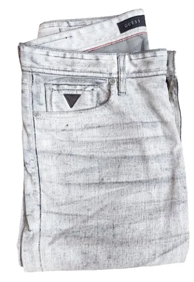 Magnífica Calça Guess Jeans Metalizada