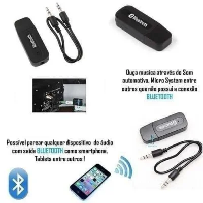 Receptor Adaptador Bluetooth para Som