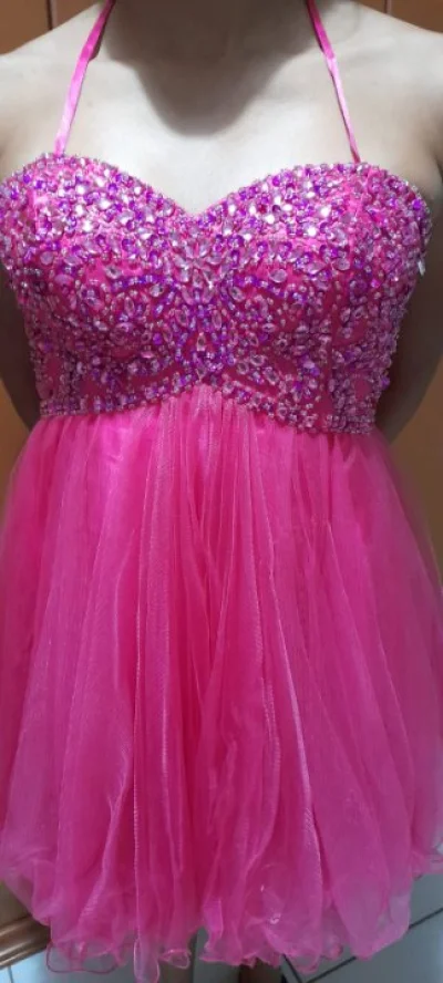 Vestido Pink Curto "eventos..."