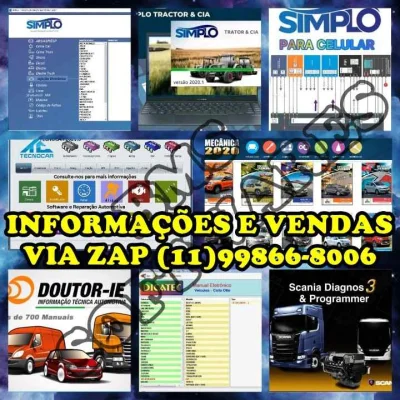 Softwares Automotivos Simplo 2022, Dicatec, Doutor Ie, Tecnocar, Mecan