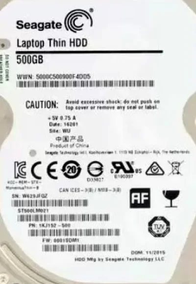 Hd Interno Not 500 GB Seagate Produto Novo