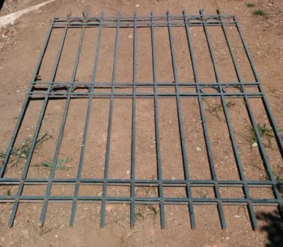 Grade Barras de Ferro 5/8" Reforçada Poste Ferro para Portão