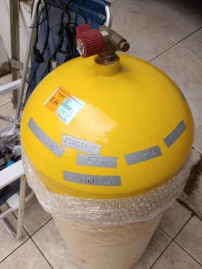 Cilindro Gnv 17,m3 - Completo