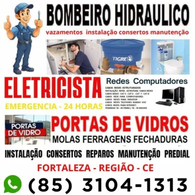 Bombeiro Hidraulico Vazamentos (85) 3104-1313
