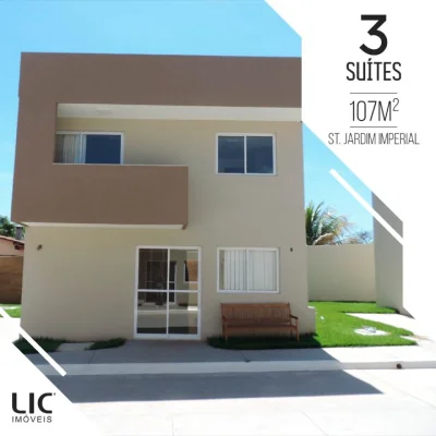 Sobrado 3 Suites, Novo, Cond. Fechado Alto Padrão