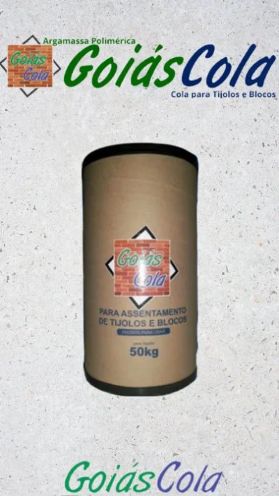 Cola Polimerica Goiás Cola para Tijolos e Blocos