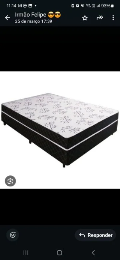 Cama Casal Usada Bem Conservada