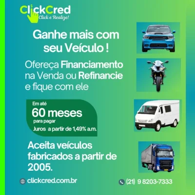 Financiar ou Refinanciar Veículos é na Clickcred